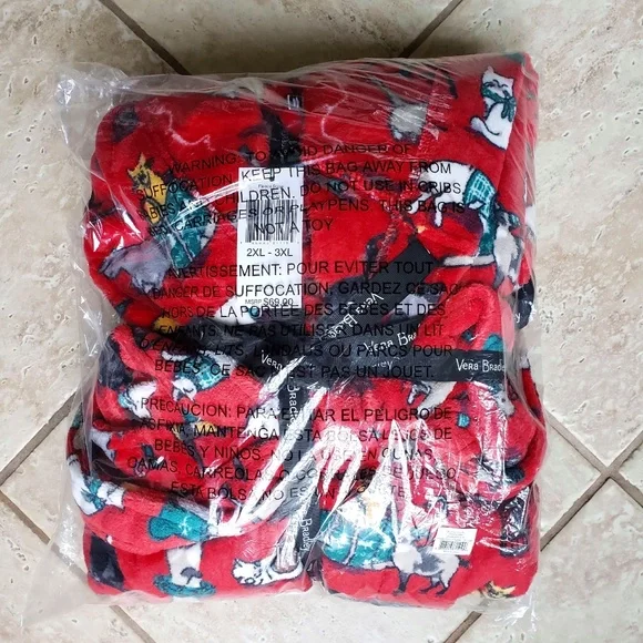 COPY - VERA BRADLEY HOLIDAY CATS MEOW ROBE:NWT CATS MEOW Ltd.Ed.L/XL or 2X/3X